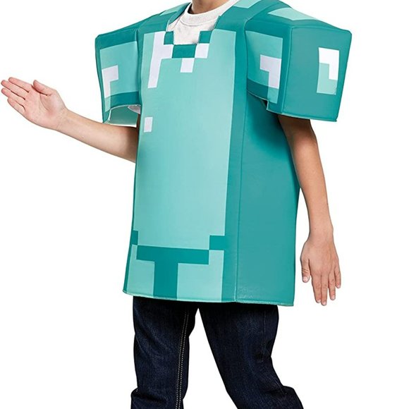 ✦SOLD✦Armor Classic Minecraft Costume, Blue, Large (10-12), Like New!! - Picture 2 of 7